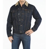 Куртка sherpa Montana из денима 12061 UNWASHED 