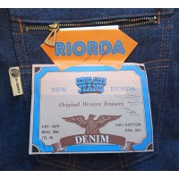 Винтажные джинсы RIORDA made Italy эпохи 80-х СССР W32L36 48р